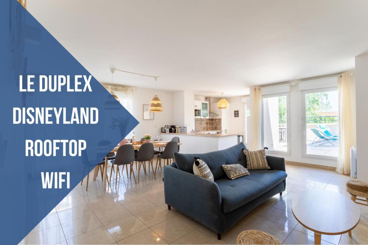 Le Duplex - Disneyland - Rooftop - Wifi Montevrain Luaran gambar